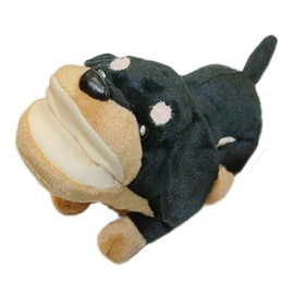 アニマルメガネスタンド ミニチュアダックスクロ E-5