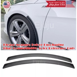 SDeelCase 2 Pcs Carbon Flixable Fender Flare Wheel Wall Panel Protector Fit Subaru Mazda