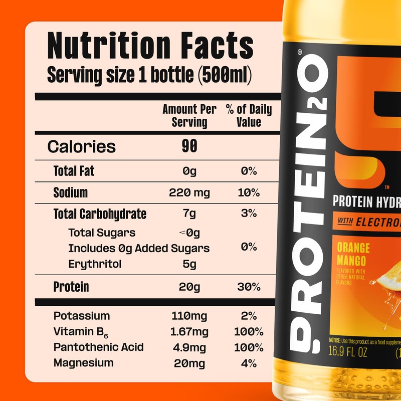 Protein2o Hydration Drink - 2-in-1 Liquid Clear Whey Protein Isolate