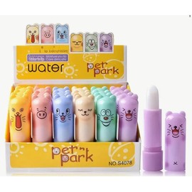 Cartoon Animal Themed Lip Balm,lipscks - Color: purple