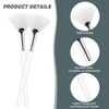 10 PCS Face Mask Brush Soft Facial Fan Brush Acid
