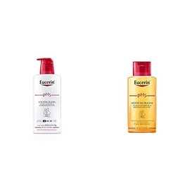 Eucerin Ph5 Crema Corporal para Piel Sensible o Seca, 400 ml  Ph5 Aceite de Ducha para Piel Sensible o Seca, 200 ml