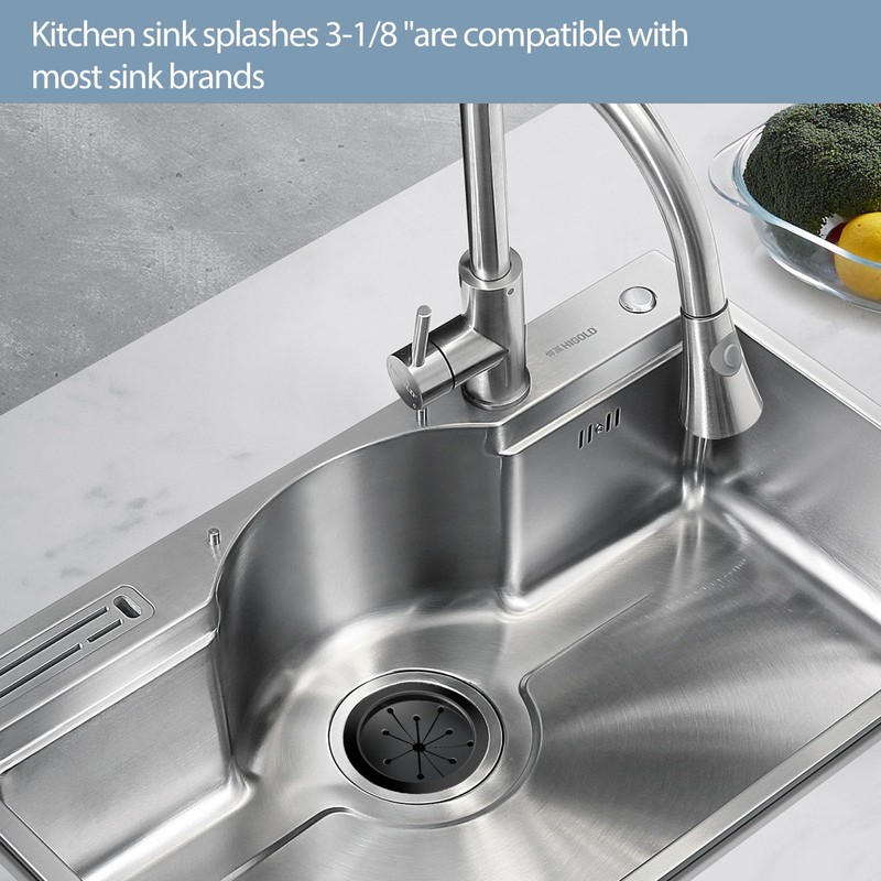 1 Pack Garbage Disposal Splash Guard Collar Sink Baffle 3-1/8