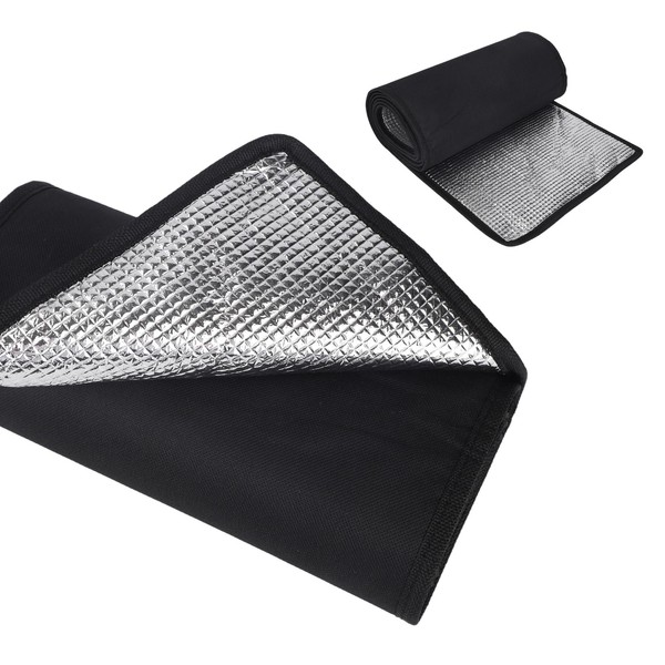 BOXOB HVAC Copper Pipe Insulation Cover, 70.9x9.8in 600D Oxford AC