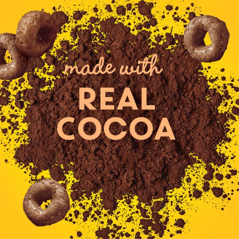 Chocolate Cheerios, Heart Healthy Gluten Free Breakfast Cereal, Made with