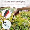 Grabber Reacher Tool, 11" Grabber with Anti-Slip 360° Rotating Jaw,
