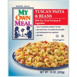 My Own Meal, Tuscan Pasta & Beans, Kosher, Halal, Shelf stable meal