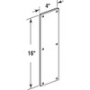 Prime-Line J 4686 Door Push Plate, 4 In. x 16