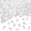 SOFPLATE 1 Box 200Pcs 6x12mm Teardrop Crystal Bead Suncatcher Glass Beads Tear Drop Transparent Clear Chandelier Top Drilled Faceted Spacer Loose Bead for Jewelry Making Earring Chandelier DIY Crafts