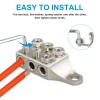 Funconect 8 AWG-4/0 AWG Battery Terminal Connectors 12-Way Block for