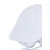 Sterntaler Baby Boys' Flapper Cap (Casquette Avec Protã¨ge-nuque) - White
