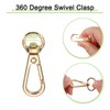 sourcing map 10Pcs Swivel Lobster Clasps, Zinc Alloy Classic Swivel