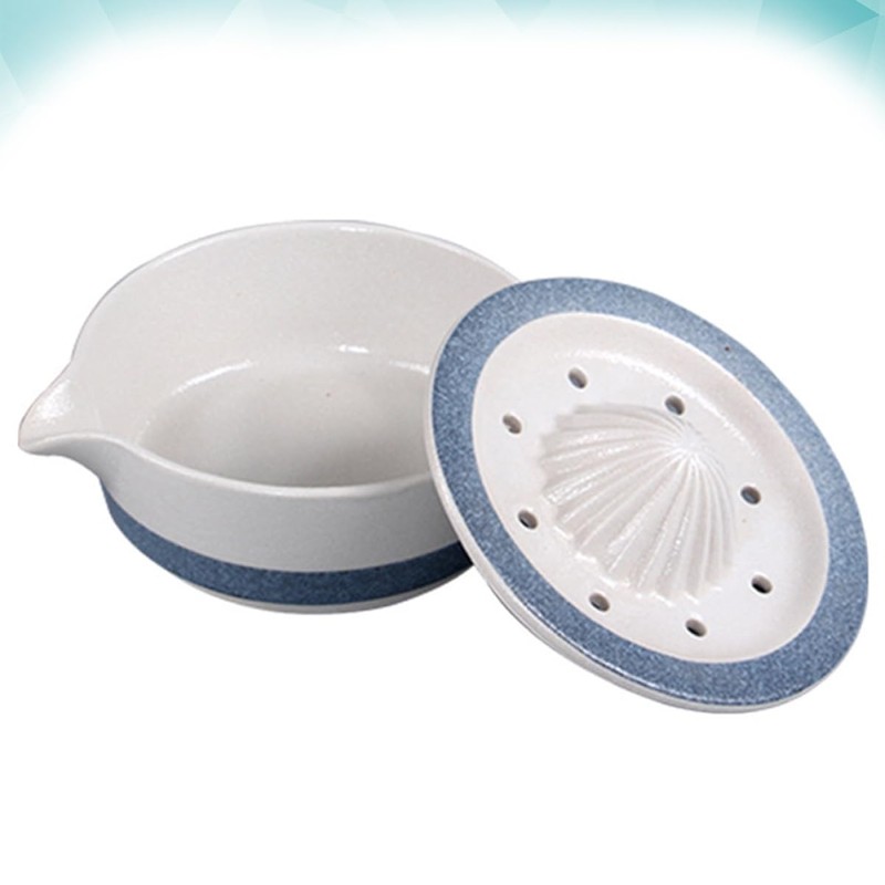 Alipis Ergonomic Lemon Squeezer Citrus Presser Manual Fruit Juicer Ceramic