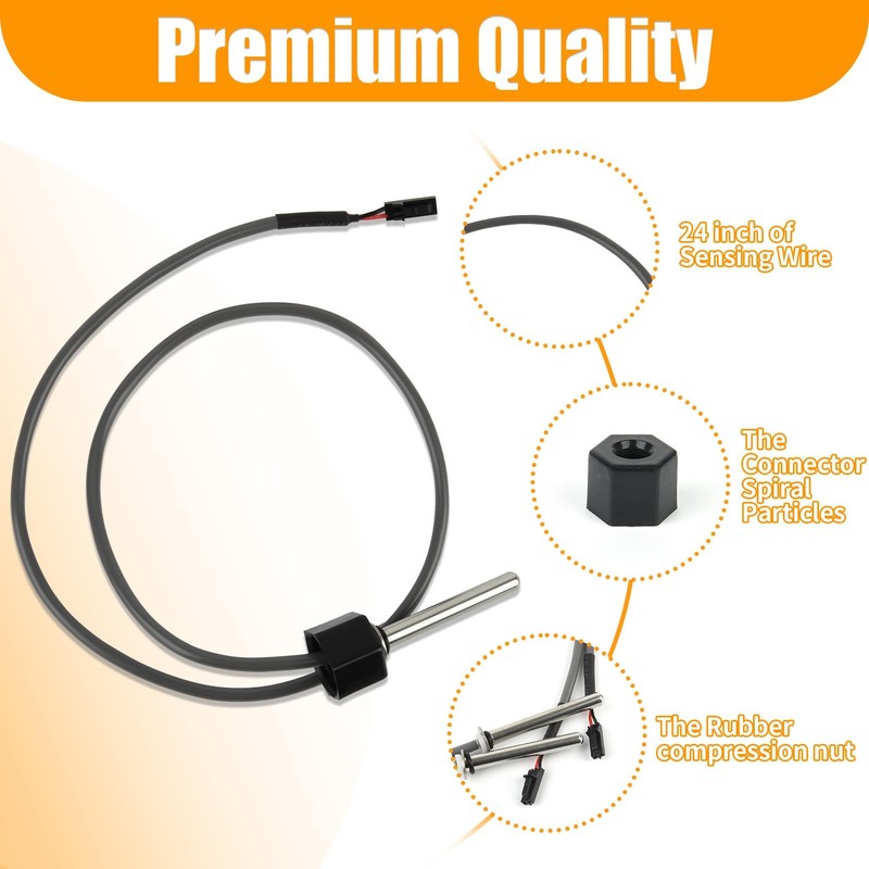 (2 Pcs) Hot Tub Sensor for Balboa, Compatible with Balboa