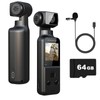 ZOMFOM 4K Body Camera with External Microphone, Mini Video &