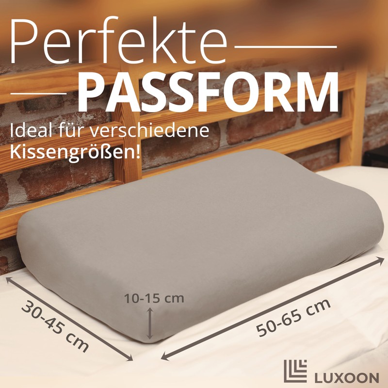 Luxoon Cushion Cover for Health Pillow - 95% Cotton /