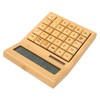 Bamboo Calculator Solar Powered Battery Powered Eco Friendly Function Calculator