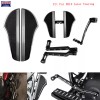 HDBUBALUS Defiance Floorboards Footpegs Brake Arm Shifter Lever Fit For