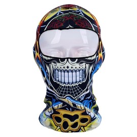 3D Balaclava Skull Animal Full Face Mask for Motorcycle Cycling Anti-UV Bandana - Color: A-28