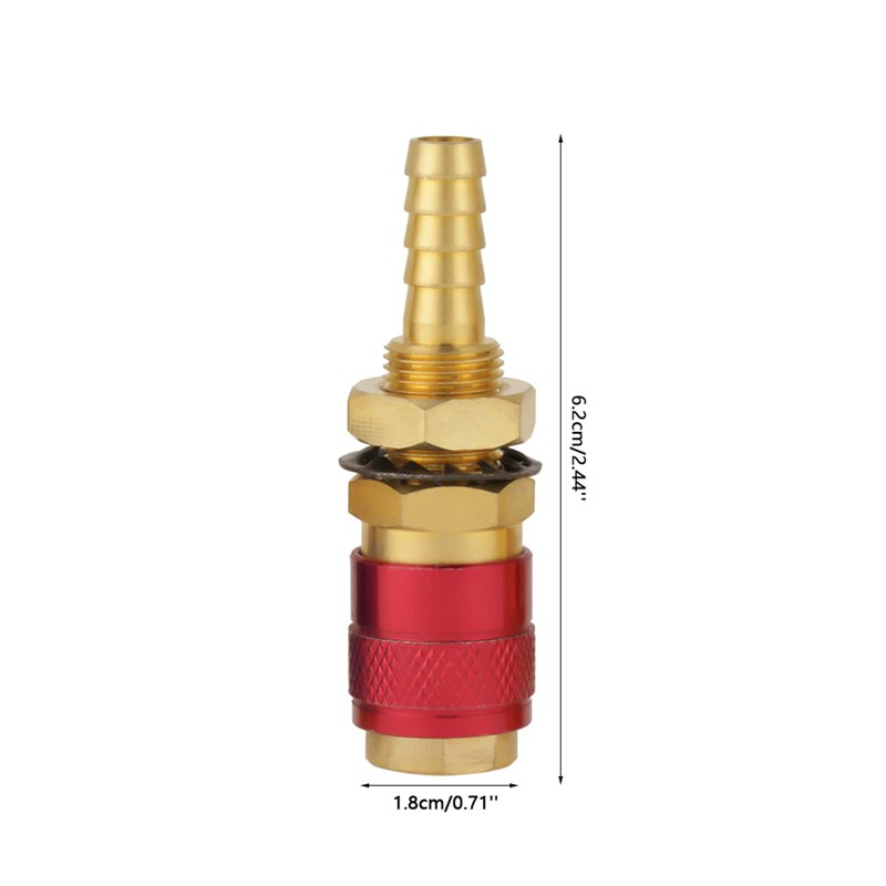 Welding Gas Quick Release 9 mm Quick Coupling Brass 2