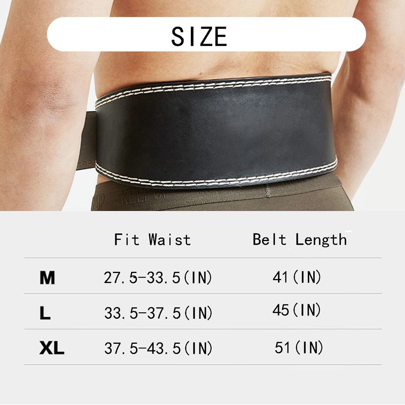 Weight Lifting Belt Back Lumbar Support Strength Training Fitness Workout