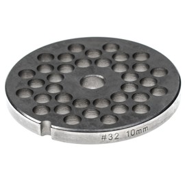 vhbw Hole Disc Size 32 for Mincer Hole Diameter 10 mm 13.4 mm Stainless Steel
