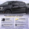2025 2026 in-Channel Rain Guards for Toyota Camry Side Window