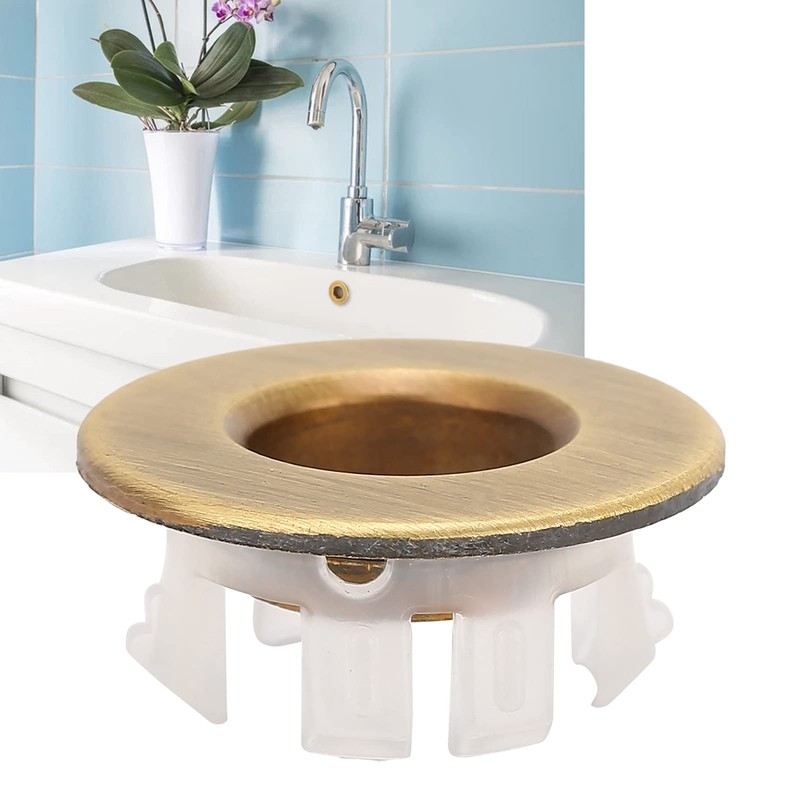 Overflow Ring for Sink Brass Round Sink Overflow Rings Decorative