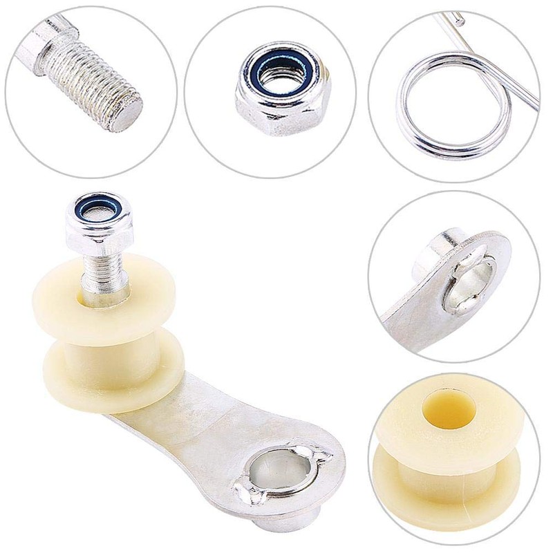 Chain Tension Adjuster, Motorcycle Chain Tension Adjuster Guide Roller Slider