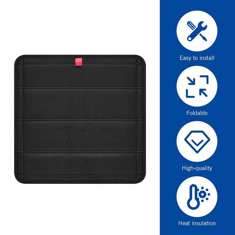 Zikefest RV Skylight Vent Cover, Magnetic Foldable RV Blackout Window