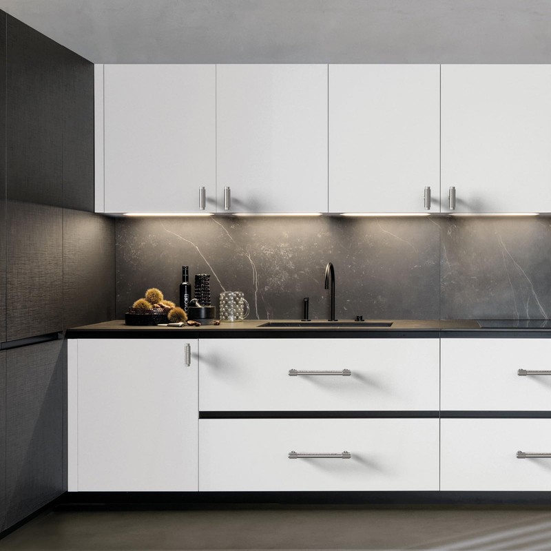 Coinkoly 10 Pack Brushed Satin Nickel Knurled Cabinet Knobs for