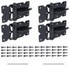 Self Closing Gate Hinges for Wood/Vinyl/PVC/Metal Fence Gate 90 Degree