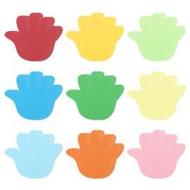 PATIKIL Bulletin Cutouts Paper, 180 Pcs Handprint Shaped Bulletin Board Paper Cut Outs Decorations for Classroom DIY Crafts Projects Party Supplies, Multicolored