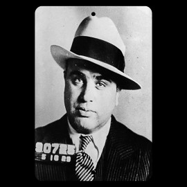 4yougifts Al Capone Vintage Black & White Gangster Mugshot Photo Metal Sign