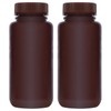 stonylab Amber Wide Mouth Reagent Bottle, 500 ml, PP Screw