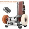 Mini Benchtop Belt Sander, Electric Knife Sharpener, Power Grinder Polisher