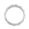 Kuzzoi Solid men's ring (8 mm) in curb design, polished,