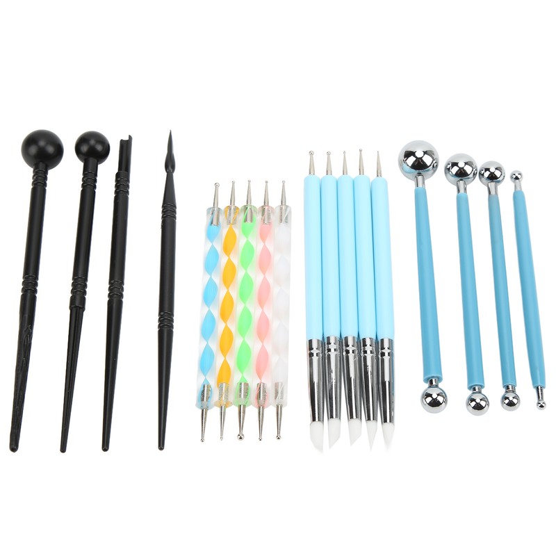 18 Pcs Clay Tools DIY Handicraft Multipurpose Pottery Clay Sculpting