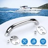 BAYSUN 2 Pcs Boat Handrail,Stainless Steel Grab Handles Heavy Duty