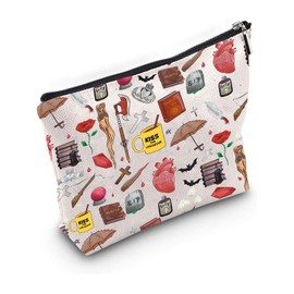 JYTAPP BTVS TV Show Cosmetic Makeup Bag TV Show Vampire Merch Buffy Vampire Fans Zipper Pouch Gifts BTVS Merchandise
