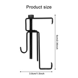 8pcs Brick Hooks, Adjustable Brick Hooks Heavy Duty Stainless Steel Brick Hanger Clamp Brick Wall Clips for Outdoor Hanging Pictures, No Drill, Nail Holes, Screws