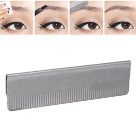 Salmue Hoja de 100 Piezas para maquinilla de Afeitar, Cuchilla de Acero Inoxidable para Cortar y Afeitar, Cuchilla de Forma de ceja, Cuchilla Intercambiable