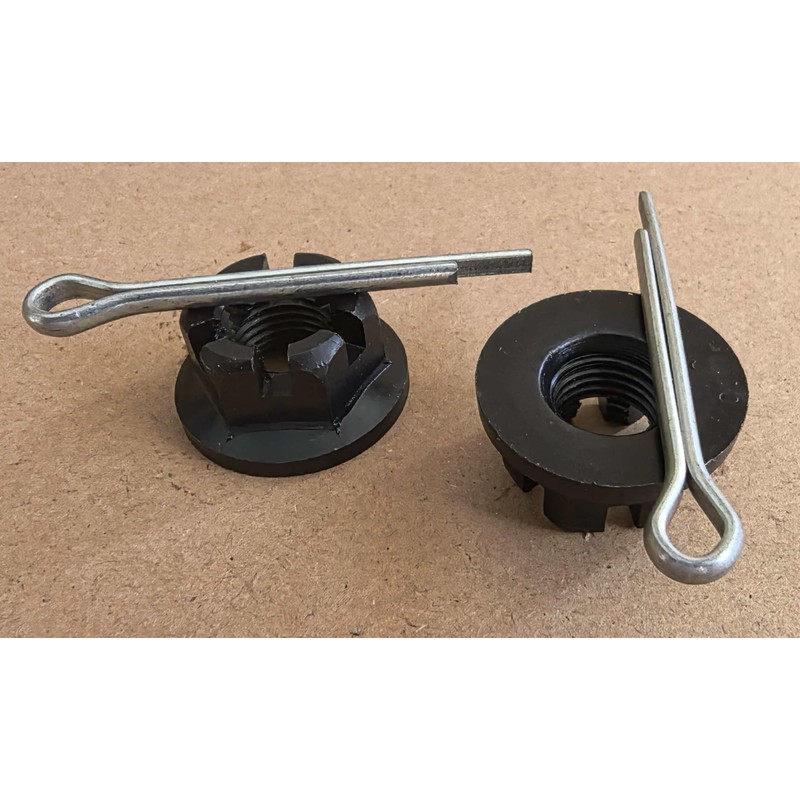 2Pcs Rear Axle Castle Nuts M14*1.5 Replacement for Yamaha ATV