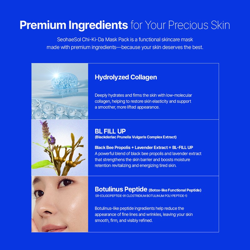 SeohaeSol [SeohaeSol]Chi-Ki-Da Mask pack 5ea
