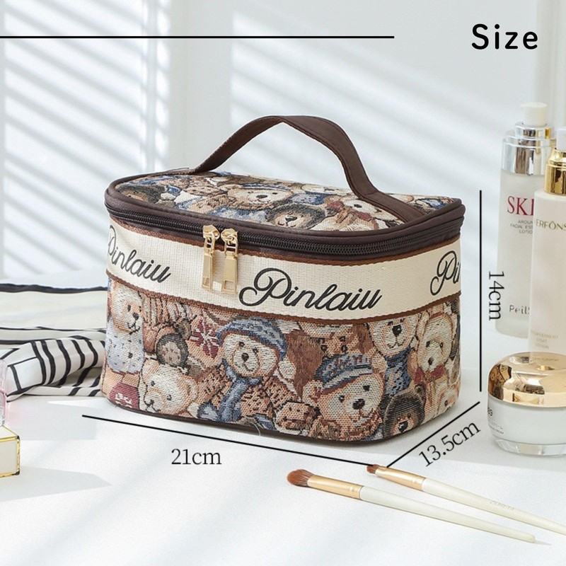 All Trust Makeup Pouch, Makeup Pouch, Vanity Pouch, Large Capacity,