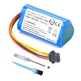 3400mAh Vacuum Battery for Pure Clean PUCRC25 PUCRC25_0 PUCRC26B 18650-3S15 Pyle Robot Vacuum Cleaner with Tools