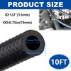 Tnisesm 1/2 Fuel Line Hose NBR Rubber 10FT 200PSI J30R7