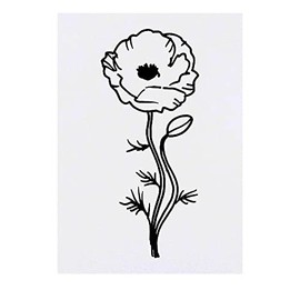 Large 'Poppy' Temporary Tattoos (TO00045272)