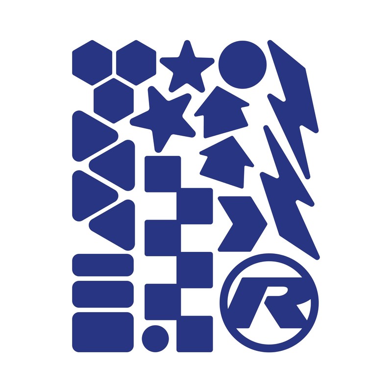 Riesel Design- re:felx Kids Bicycle Reflectors/Sticker/Reflective Film & Reflector Sticker