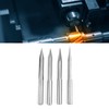 4Pcs VShaped Carving Cutter 2Edged Engraving Bit 4x0.3x15°/4x0.3x20°/4x0.3x25°/4x0.3x30°